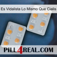 Is Vidalista The Same As Cialis 25